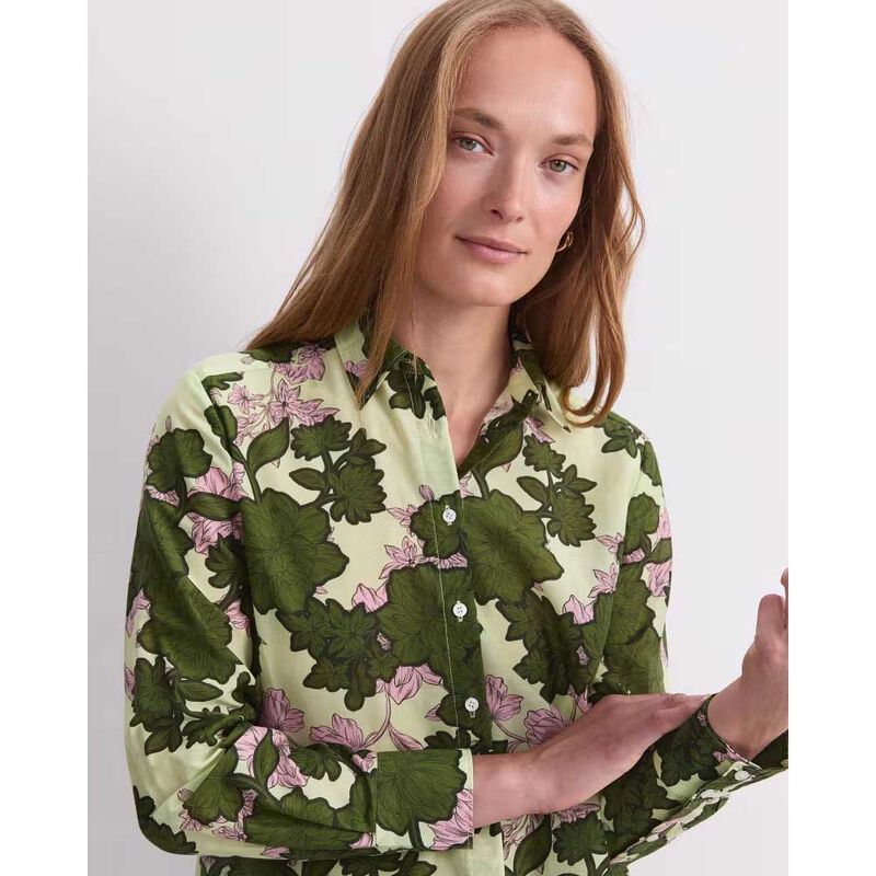Sportscraft Fleur Cotton Silk Shirt image number 2